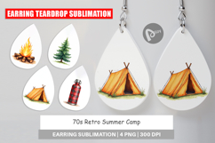 70s Retro Summer Camp Earring Product Image 1