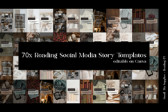 70x Social Media Templates - Books / Reading / BookTok Product Image 1