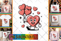 LUMINOUS TOTE BAG Art Ideas, Valenines Heart Product Image 1