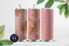 Pink Gold Shimmer Digital Paper, Glitter Texture Product Image 2