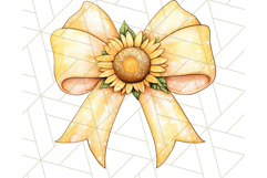 Watercolor Summer Bow Clipart PNG, Coquette Bright Bow Png Product Image 3