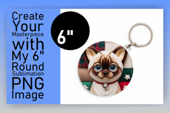 Creative Round Design for Keychains , Holiday Pets Product Image 1