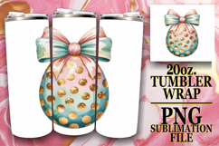 PRESENT OF LAUGHTER 20oz TUMBLER WRAP, Easter Egg Product Image 1