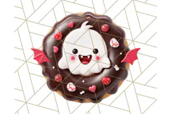 Haunted Sweet Shoppe PNG Clipart, Pastel Halloween Bakery Product Image 3