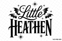 Little Heathen Svg | Halloween Svg | Svg Cut Files Product Image 1