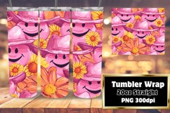 Charming Smile Pattern Earring Sublimation Art 20oz Product Image 1