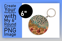Playful Circle Design for Sublimation , Leopard Print Product Image 1