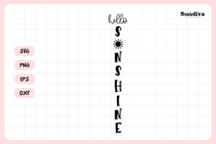 Porch Sign Saying SVG | Hello Sunshine Product Image 3