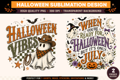 Ghost Sublimation Design | Funny Halloween Shirt PNG Product Image 1