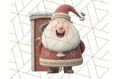 Santa Claus Clipart, North Pole Holiday PNG Graphics Product Image 3