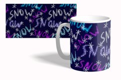 New Year Winter Mug Wrap Sublimation Design 15 oz Product Image 3
