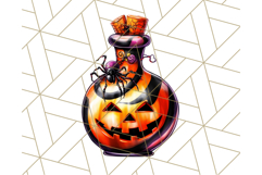 Bright Halloween Potion Bottle PNG Clipart, Holiday Elements Product Image 3