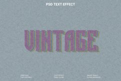 Vintage Font Style Effect Product Image 1