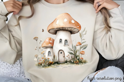 Adorable Cute Fairy Woodland Clipart PNG Product Image 1