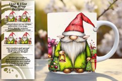 Festive Holiday Mug Wrap Sublimation 11oz 15oz Product Image 1
