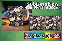 Bright outlooks 11oz 15oz sublimation wrap, Leopard Prints Product Image 1