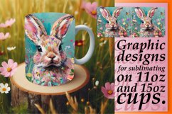 Easter Bunny Elegance: Mug Sublimation Delight Product Image 1