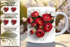 Heart's Delight: 3D Heart Mug Sublimation Product Image 1