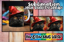 Spooky Soiree: 3D Mug Sublimation Wraps - Autumn Glow Product Image 1