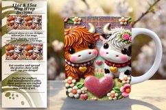 Magical 15oz Mug Wrap Png Artwork , Sweet Animals Product Image 1