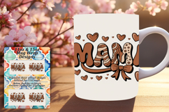 Glamorous 15oz Mug Wrap Png Artwork , Mama Product Image 1