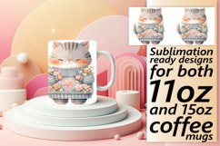 Springtime Splendor Cat Sublimation Wrap - Vibrant Charm Product Image 1