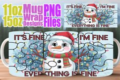 Bright beginnings 11oz 15oz sublimation wrap, Christmas Product Image 1