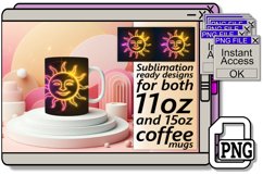 Neon Paradise: 15oz Mug Sublimation Delicacies 11oz Product Image 1
