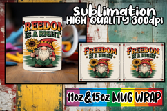 Radiant evenings 11oz 15oz sublimation wrap, Juneteenth Product Image 1