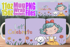 Inspiring mornings 11oz 15oz sublimation wrap, Birthday Girl Product Image 1