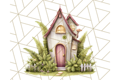 Whimsical Cottagecore Cottage PNG Clipart, Fairy House Png Product Image 3