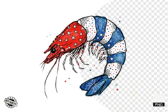 4th of July Undersea Life Clipart Product Image 1