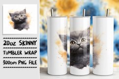 Charming Comical Cat Tumbler Sleeve Product Image 1