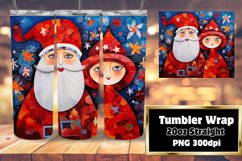 3D Holiday Winter Vibrant Tumbler Wrap 20oz Product Image 1