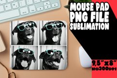 Playful Puppy Photo Sublimation Mouse Pad Template for DIY P Product Image 1