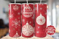 Christmas Red Tumbler | Christmas Tumbler Wrap Product Image 1