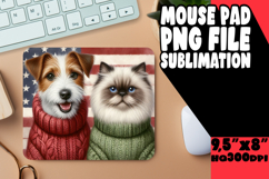Cozy MOUSE MAT Creative Sublimation, Dog and cat Product Image 1