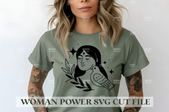 90 Woman Power SVG Design, Feminist SVG for Cutting Machine Product Image 18