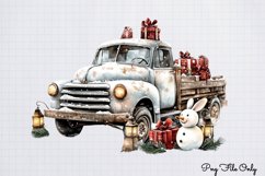 White Rustic Christmas Clipart PNG Product Image 1