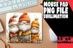 Christmas Mouse Pad Gingerbread Man Design Product Image 1