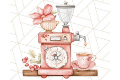 Cottagecore Kitchen Clipart, Vintage Country Floral Kitchen Product Image 3