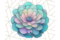 Stained Glass Sea Creatures PNG Clipart, Ocean Fantasy Product Image 3