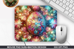 Easter Eggs Mouse Pad Sublimation, Easter Mouse Pad PNG Product Image 1