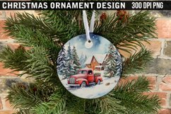 Christmas Ornament Sublimation PNG Design Product Image 1