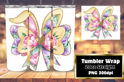 BOLD 20oz Sublimation Design , Easter Bunny Product Image 1