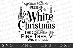 White Christmas Svg | Christmas svg Product Image 1