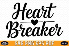 Heart Breaker Valentine Day SVG | SVG Cut files Product Image 1