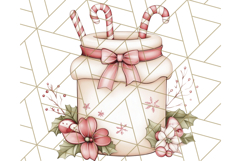 Christmas Cottagecore Kitchen Clipart PNG, Holiday Decor Product Image 3