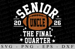 Senior Uncle 2026 SVG | SVG Cut files | Cricut Product Image 2