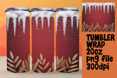 Personalized Tumbler Artwork , Christmas Product Image 1